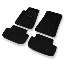 Alfombrillas de Velour adecuadas para Chevrolet Camaro V (2009-2015) - alfombras para coche - Premium color negro