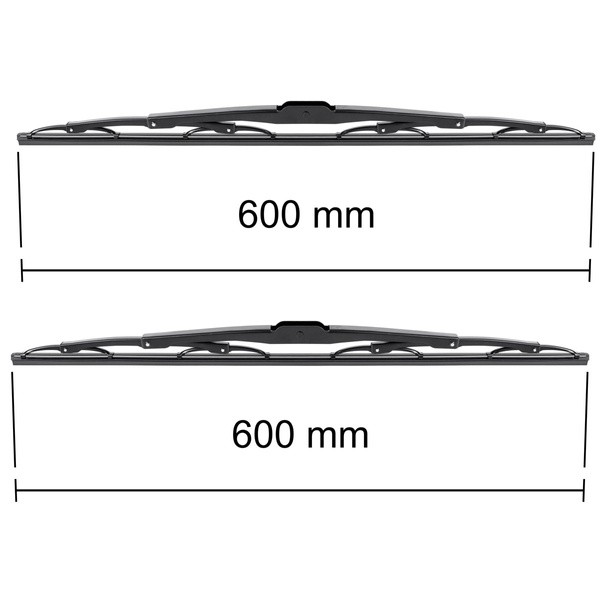 Escobillas limpiaparabrisas para la luna delantera para Opel Movano A Furgoneta (06.1998-06.2010) - escobillas estándar