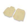 Alfombrillas de Velour adecuadas para Nissan Tiida I C11 Hatchback, Berlina (2004-2012) - alfombras para coche - Premium color beige