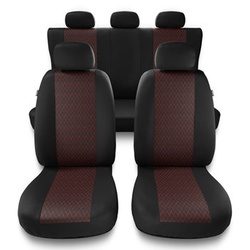 Fundas universales para asientos de coche para Renault Kadjar (2015-2023) - PF-RD