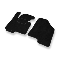 Alfombrillas de Velour adecuadas para Kia Sportage III SUV (2010-2016) - alfombras para coche - Premium color negro