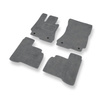 Alfombrillas de Velour adecuadas para Mercedes-Benz Classe S W221 Coupé, Berlina (2006-2013) versión larga - alfombras para coche - Premium color gris