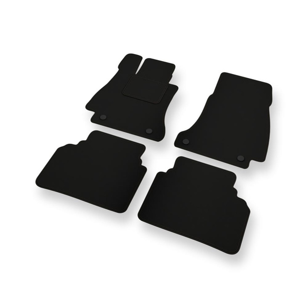 Alfombrillas de fieltro adecuadas para Mercedes-Benz Classe E W213 Coupé, Berlina, Familiar (2016-2023) - alfombras para coche - color negro