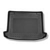 Alfombra para maletero adecuada para Renault Clio IV Sport Tourer (03.2013-....) - Protector maletero - Alfombrilla maletero antideslizante - parte superior del maletero