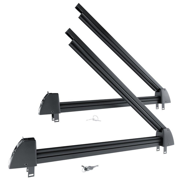 Portaesquís para portaequipajes de techo - Ski rack M-7705 - negro - para 5 pares de esquís o 4 tablas de snowboard