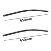 Escobillas limpiaparabrisas para la luna delantera para Opel Astra J Coupé, Hatchback, Cabrio, Berlina, Sports Tourer (09.2009-2015) - escobillas plana
