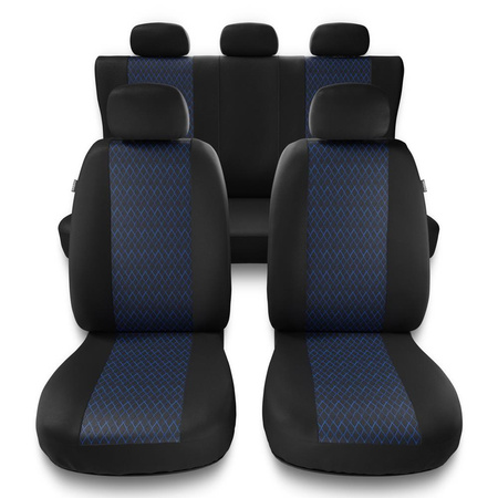 Fundas universales para asientos de coche para Mitsubishi L200 I, II, III, IV, V, VI (1993-....) - PF-BL