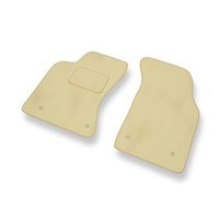 Alfombrillas de Velour adecuadas para Audi A4 I B5 (1994-2001) - alfombras para coche - Premium color beige