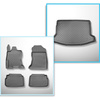 Conjunto de alfombrilla para maletero y alfombrillas para el interior del coche TPE para: Subaru XV II e-Boxer SUV (12.2019-10.2023)