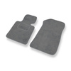 Alfombrillas de Velour adecuadas para BMW X1 I E84 SAV (2009-2015) - alfombras para coche - Premium color gris