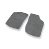 Alfombrillas de Velour adecuadas para Nissan Micra II Hatchback (1992-2003) - alfombras para coche - Premium color gris