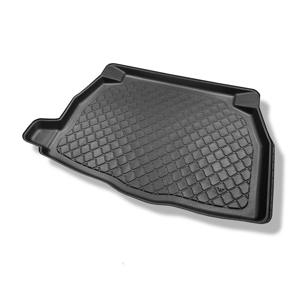 Alfombra para maletero adecuada para Toyota C-HR SUV (01.2017-....) - Protector maletero - Alfombrilla maletero antideslizante - con / sin subwoofer; posibilidad de quitar el borde izquierdo; también para híbridos; no adecuado para versión 2.0 Hybrid Dyna