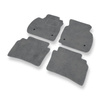 Alfombrillas de Velour adecuadas para Opel Insignia II Grand Sport, Sports Tourer (2017-2023) - alfombras para coche - Premium color gris