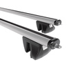 Portaequipajes de techo adecuadas para Fiat Fiorino III Furgoneta (2008-2011) - baca plata para coche - barras para techo de coche - railing - aluminio