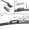 Escobillas limpiaparabrisas para la luna delantera para Audi A6 C7 Avant, Sedan (11.2010-09.2018) - escobillas híbrida