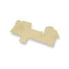 Alfombrillas de Velour adecuadas para Opel Movano III Furgoneta (2010-2019) 3 plazas - alfombras para coche - Premium color beige