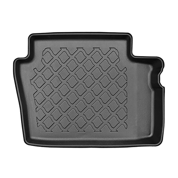 Conjunto de alfombrilla para maletero y alfombrillas para el interior del coche TPE para: Mazda CX-3 SUV (06.2015-12.2021) - para el nivel superior (también con subwoofer) e inferior (solo sin subwoofer) de la base móvil del maletero