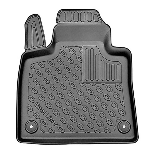 Conjunto de alfombrilla para maletero y alfombrillas para el interior del coche TPE para: Citroen C4 SpaceTourer Monovolumen (07.2013-11.2020) - 5 plazas; maletero superior (suelo plano del maletero); sin tercera fila