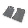 Alfombrillas de Velour adecuadas para Mercedes-Benz SLK R171 Roadster (2004-2011) - alfombras para coche - Premium color gris