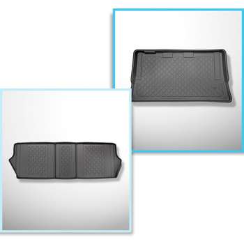 Conjunto de alfombrilla para maletero y alfombrillas para el interior del coche 