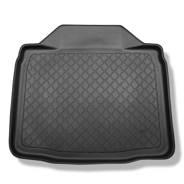 Alfombra para maletero adecuada para Opel Insignia A Berlina (2008-05.2017) - Protector maletero - Alfombrilla maletero antideslizante - parte inferior del maletero; con rueda de repuesto provisional o kit de reparación