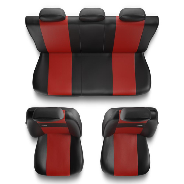 Fundas universales para asientos de coche para Citroen C1 I, II (2005-2021) - XL-RD