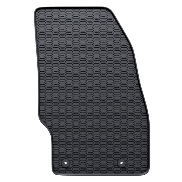 Alfombrillas de goma adecuadas para Opel Corsa D Hatchback (2006-2014) - alfombras para coche - negro - 4 unidades