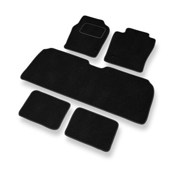 Alfombrillas de Velour adecuadas para Toyota Previa II Monovolumen (2000-2006) -