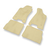 Alfombrillas de Velour adecuadas para Audi 80 IV B4 (1991-1996) - alfombras para coche - Premium color beige