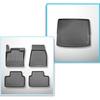 Conjunto de alfombrilla para maletero y alfombrillas para el interior del coche TPE para: Volvo C40 Recharge Crossover (12.2021-....)