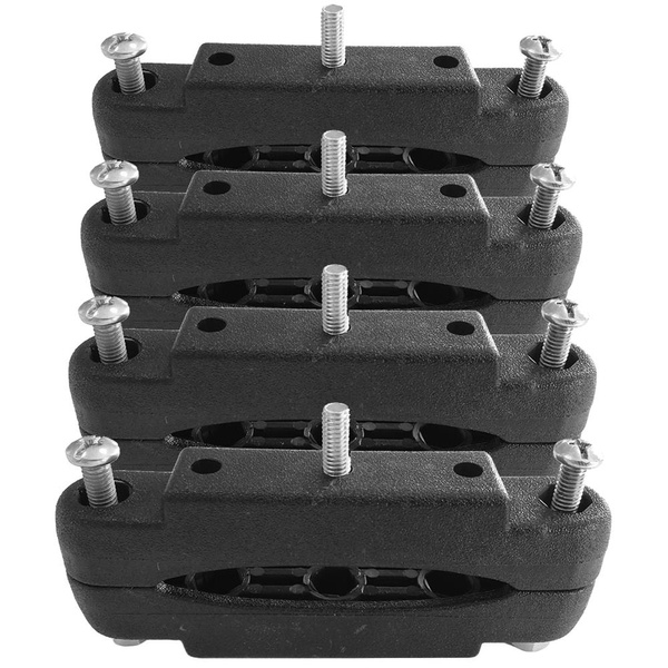 Adaptadores para barras anchas sin perfil en T - 4 piezas