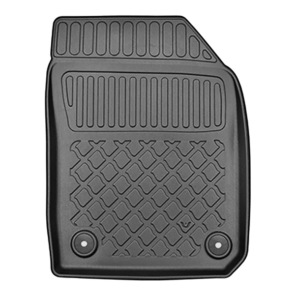 Conjunto de alfombrilla para maletero y alfombrillas para el interior del coche TPE para: Skoda Fabia III Hatchback (11.2014-08.2021)