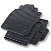 Alfombrillas de goma adecuadas para Audi A3 8Y (2020-....) - alfombras para coche - negro