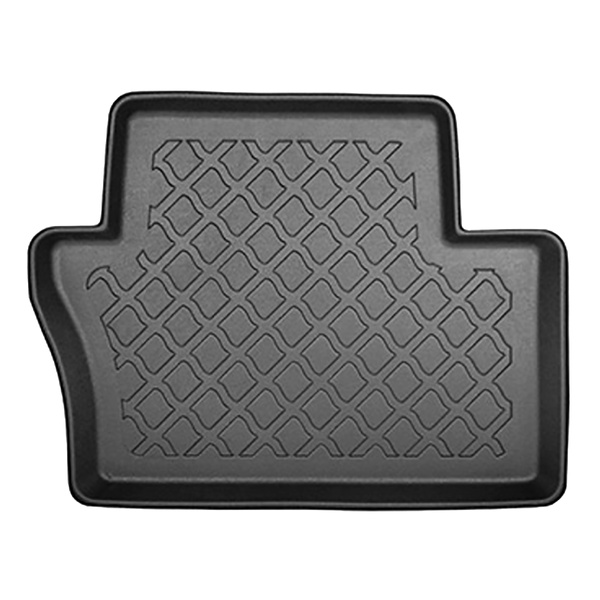 Conjunto de alfombrilla para maletero y alfombrillas para el interior del coche TPE para: Opel Zafira B Monovolumen (05.2005-2014) - 7 plazas; 3a fila abatible