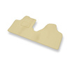 Alfombrillas de Velour adecuadas para Peugeot Expert II Furgoneta (2007-2016) - alfombras para coche - Premium color beige