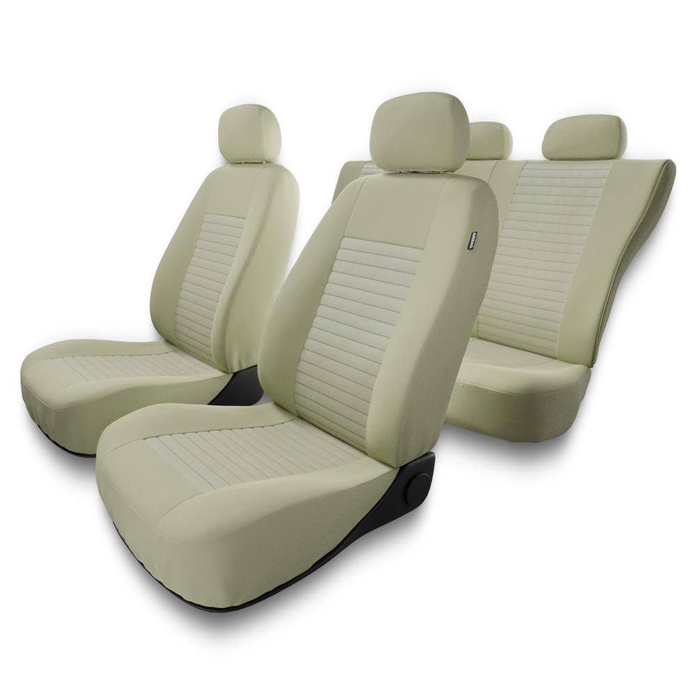 Fundas universales para asientos de coche para Volkswagen Polo II, III, IV,  V, VI (1981-2019) - Auto-Dekor - Comfort Plus - beige