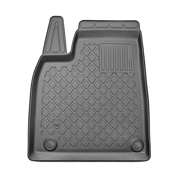 Conjunto de alfombrilla para maletero y alfombrillas para el interior del coche TPE para: Tesla Model X SUV (01.2021-....) - 5/6/7 plazas; maletero delantero