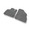 Alfombrillas de Velour adecuadas para Citroen DS5 Hatchback (2011-2015) - alfombras para coche - Premium color gris