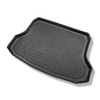 Conjunto de alfombrilla para maletero y alfombrillas para el interior del coche TPE PREMIUM para: Nissan X-Trail III T32 SUV (08.2014-08.2017) - 5 plazas; maletero superior (para suelo móvil); sin tercera fila