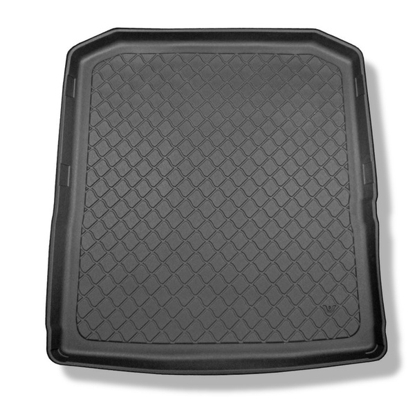 Alfombra para maletero adecuada para Skoda Superb III 3V Familiar (09.2015-....) - Protector maletero - Alfombrilla maletero antideslizante - parte inferior del maletero (sin base multifuncional); no adecuado para versión híbrida