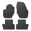Alfombrillas de goma adecuadas para Volvo XC60 I SUV (2008-2017) - alfombras para coche - negro - 4 unidades
