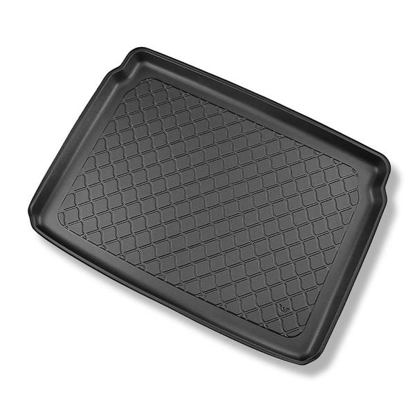 Conjunto de alfombrilla para maletero y alfombrillas para el interior del coche TPE para: Peugeot 2008 II SUV (01.2020-....) - maletero superior; suelo móvil en la posición superior; no para la versión eléctrica y híbrida