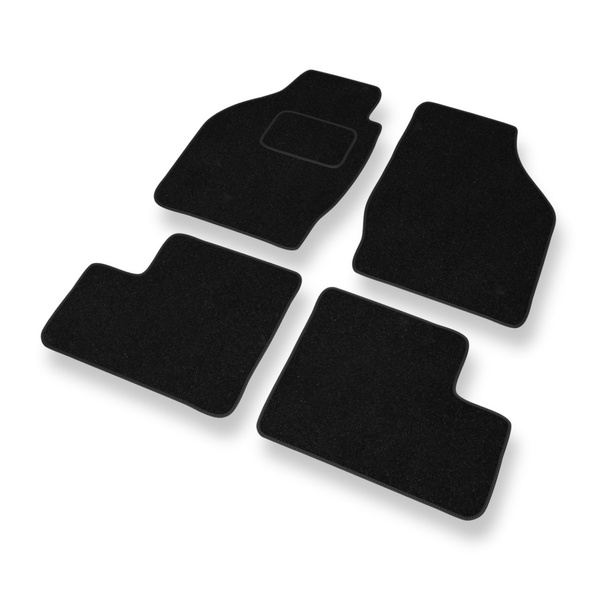 Alfombrillas de fieltro adecuadas para Suzuki Ignis I, II SUV (2000-2008) - alfombras para coche - color negro