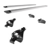 Portaequipajes de techo adecuadas para Audi A6 C7 Allroad (2011-2018) - baca plata para coche - barras para techo de coche - railing integrado - aluminio