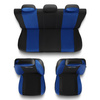 Fundas universales para asientos de coche para Mitsubishi L200 I, II, III, IV, V, VI (1993-....) - TG-BL