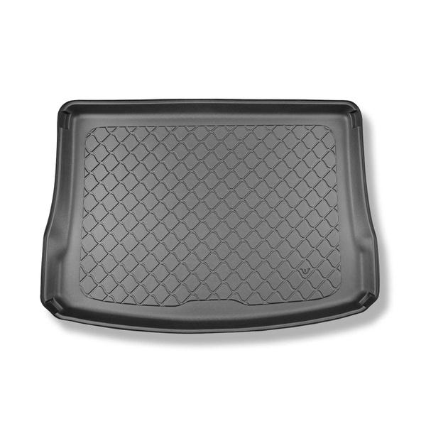 Alfombra para maletero adecuada para Cupra Born Hatchback (11.2021-....) - Protector maletero - Alfombrilla maletero antideslizante - maletero superior; piso móvil en la posición más alta