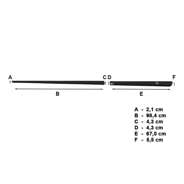 Protectores laterales negros para el coche Subaru Impreza Hatchback (2007-2011)