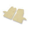 Alfombrillas de Velour adecuadas para Ford Transit VI Furgoneta (2000-2006) - alfombras para coche - Premium color beige