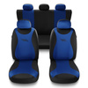 Fundas universales para asientos de coche para Nissan Pixo (2008-2013) - TR-BL