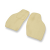 Alfombrillas de Velour adecuadas para Daewoo Tico (1991-2001) - alfombras para coche - Premium color beige